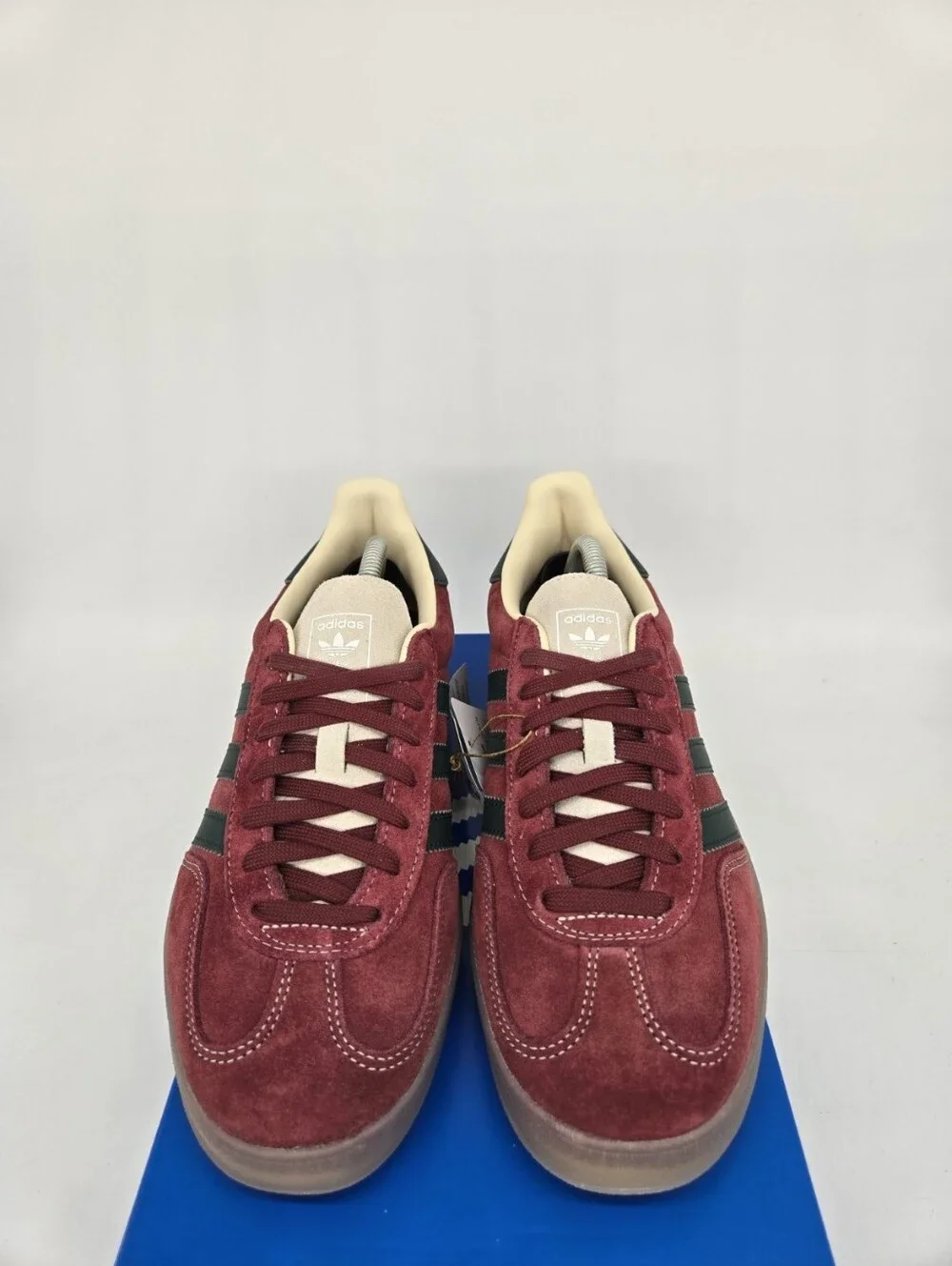 Adidas Men's Gazelle Indoor JH5403 Shadow Red Green Shoes Size 12